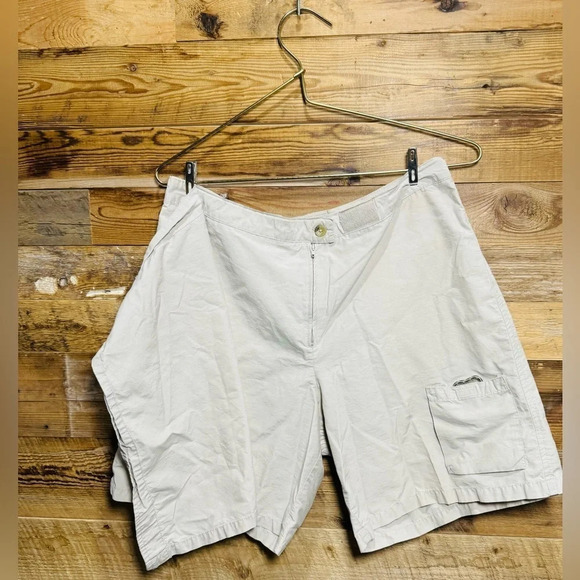 Columbia Khaki Skort short skirt wrap US10 hiking walking tennis comfort sport - Picture 2 of 5